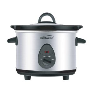 1.5 Quart Stainless Steel Slow Cooker, 3 Presets  |  Slow Cookers Kitchen Appliances Silver