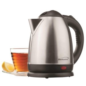 1.5L STAINLESS STEEL ELECTRIC KETTLE Stainless Steel  |  Tea Kettle Coffee & Tea Black