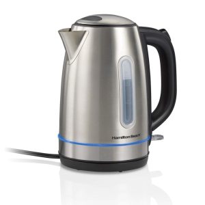 1.7 L Stainless Steel Electric Kettle with LED Light Ring  |  Tea Kettle Coffee & Tea Stainless Steel