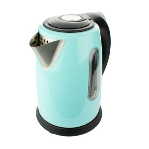 1 Liter Stainless Steel Cordless Electric Kettle in Blue  |  Tea Kettle Coffee & Tea Blue