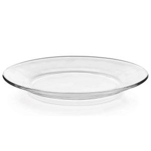 10.5″ Glass Dinner Plates Set  |  Plates Dinnerware Clear