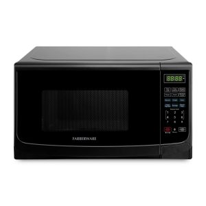 1000-Watt 1.1 Cu. Ft. Countertop Microwave Oven With LED Lighting and Child Lock  |  Major Appliances Kitchen Appliances Black, White