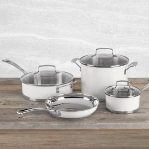 11 Piece Matte White Set  |  Cookware Sets Cookware Sets Cookware Sets