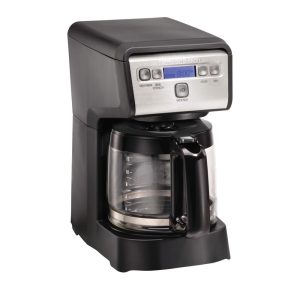 12 Cup Compact Programmable Coffee Maker  |  Coffee Makers Coffee & Tea Black