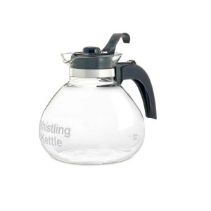 12 Cup Glass Stovetop Whistling Kettle – 40 ounce  |  Coffee Makers Coffee & Tea Coffee Makers