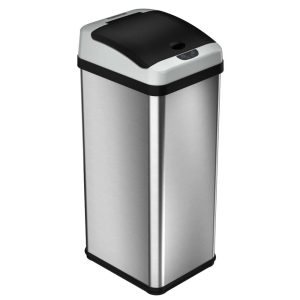 13 Gal. Touchless Trash Can with Odor Control System, Platinum Limited Edition  |  Kitchen Trash Cans Kitchen Storage Kitchen Trash Cans