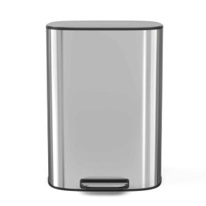 13 Gallon 50L Kitchen Soft Close Trash Can  |  Kitchen Canisters Kitchen Canisters Black, Grey, Silver