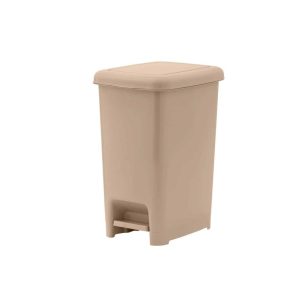 16 qt Slim Step Trash Can  |  Kitchen Trash Cans Kitchen Storage Black, Brown, Grey, Off-White, White