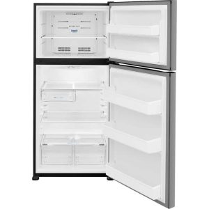 18.3 Cu. Ft. Top Freezer Refrigerator FFTR1835VB  |  Major Appliances Kitchen Appliances Black, Stainless Steel, White