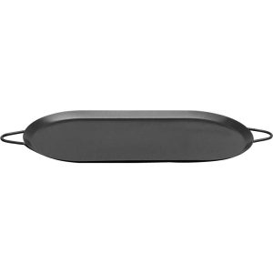 18 Inch Dual Tortilla Griddle  |  Grill Pans and Griddles Black