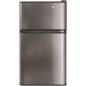 19 Inch Wide 3.1 Cu. Ft. Energy Star Rated Fridge/Freezer – Stainless Steel  |  Major Appliances Kitchen Appliances Major Appliances