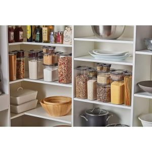 1994228 Container, BPA Free Plastic, Brilliance Pantry Airtight Food Storage, Open Stock, Flour (16 Cup)  |  Food Storage Containers Food Storage Containers Food Storage Containers