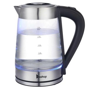 2.5L Electric Glass Tea Kettle  |  Tea Kettle Coffee & Tea Clear