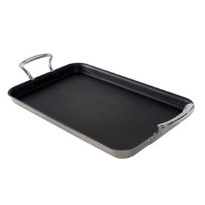 2 Burner High Sides Griddle  |  Grill Pans and Griddles Grill Pans & Griddles Black