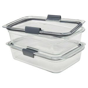 2-piece glass food storage  |  Food Storage Containers Food Storage Containers Food Storage Containers