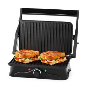 2 Slice Panini Press – 6.42 x 14.06 x 12.05  |  Toaster Ovens Kitchen Appliances Stainless Steel