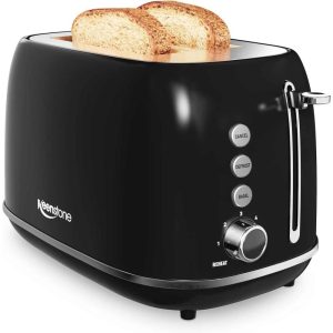 2 Slice Stainless Steel Toaster  |  Toasters Kitchen Appliances Black, Blue, Green, Pink, Red, White