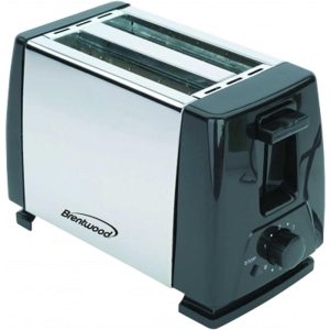 2-Slice Toaster (Stainless Steel and Black) – N/A  |  Toaster Ovens Kitchen Appliances Black