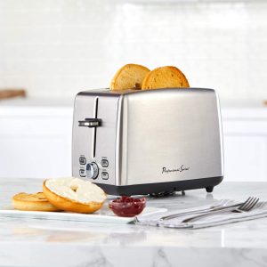 2-Slice Toaster Wide Slot Stainless Steel  |  Toasters Kitchen Appliances Stainless Steel