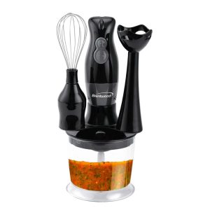 2 Speed Hand Blender with Balloon Whisk in Onyx  |  Blenders Blenders Black