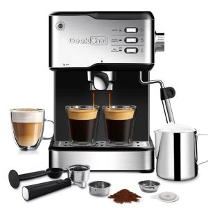 20 Bar 3-in-1 Auto-frothing Espresso Machine with 1.5L Water Tank  |  Espresso Machines Coffee & Tea Espresso Machines