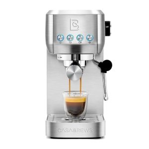 20-Bar Espresso Coffee Machine with Space Saving Design  |  Espresso Machines Coffee & Tea Espresso Machines