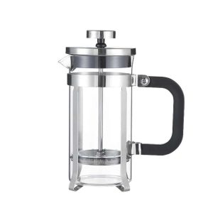 20 oz Glass Stainless Steel French Coffee Press  |  Espresso Machines Coffee & Tea Clear