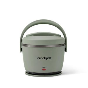 20-oz Lunch Crock Food Warmer Heated Lunch Box  |  Slow Cookers Kitchen Appliances Black, Blue, Green, Pink