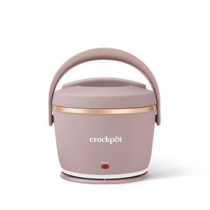 20-oz Lunch Crock Food Warmer Heated Lunch Box Sphinx Pink  |  Slow Cookers Kitchen Appliances Pink