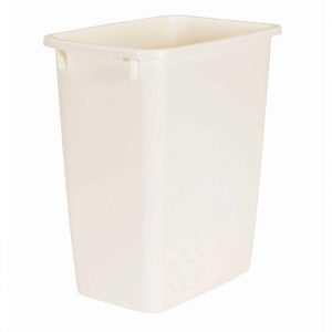 21 Quart Kitchen, Bathroom, and Office Wastebasket Trash Can, Bisque  |  Kitchen Trash Cans Kitchen Storage Kitchen Trash Cans