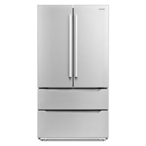 22.5 cu. ft. 4-Door French Door Refrigerator with Pull Handles in Stainless Steel, Counter Depth  |  Major Appliances Kitchen Appliances Major Appliances