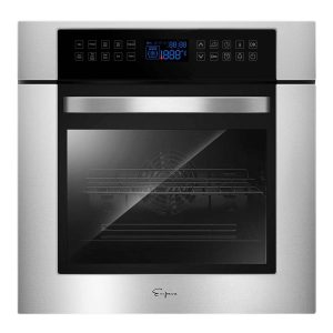 24 in Electric Single Wall Oven – Convection Fan in Stainless Steel – 24″  |  Toaster Ovens Kitchen Appliances Stainless Steel