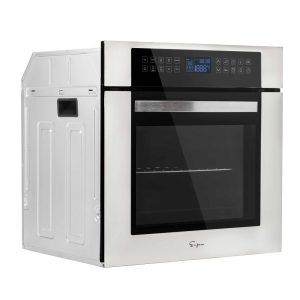 24-in Single Electric Wall Oven with Convection Fan in Stainless Steel  |  Major Appliances Kitchen Appliances Major Appliances