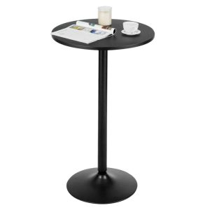 24″ Round Pub Table Bistro Bar Height Cocktail Table W/Metal  |  Bar Tables Bar Tables Bar Tables