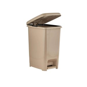 26 qt Slim Step Trash Can  |  Kitchen Trash Cans Kitchen Storage Black, Brown, Grey, Off-White, White