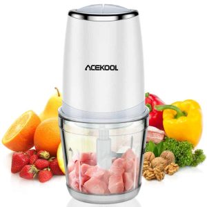 300 Watts Electric Mini Food Processor with 2-Cup Glass Prep Bowl  |  Food Processors Food Processors Food Processors