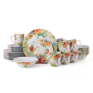 32PC Garden Delight Dinnerware Set, Service for 8 – 32-pc  |  Dinnerware Sets Dinnerware Dinnerware Sets