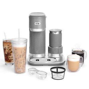 4-in-1 Single-Serve Latte Lux, Iced, and Hot Coffee Maker with Milk Frother – 16 oz  |  Coffee Makers Coffee Makers