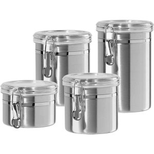 4 Pcs Stainless Steel Food Storage Container Set  |  Food Storage Containers Food Storage Containers Food Storage Containers