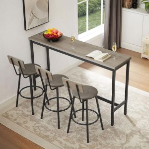 4-Piece Bar Table Set, Counter Height Dining Set  |  Bar Tables Bar Tables Bar Tables