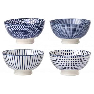 4 Piece Cereal Bowl Set – Color  |  Bowls Bowls Black, Blue, Multi