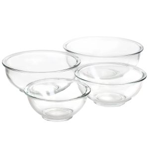 4 Piece Glass Nesting Bowl Set – 4 pc  |  Bowls Bowls Bowls