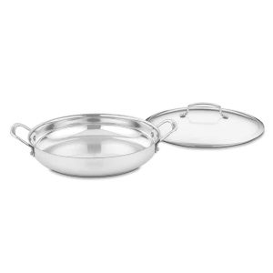 425-30D Contour Stainless 12-Inch Everyday Pan with Glass Cover  |  Pots and Pans Pots & Pans Pots & Pans