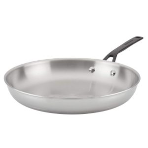 5-Ply Clad Stainless Steel Frying Pan, 12.25-Inch  |  Pots and Pans Pots & Pans Pots & Pans