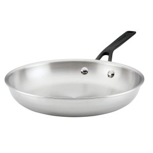 5-Ply Clad Stainless Steel Induction Frying Pan, 10-Inch, Polished Stainless Steel  |  Cookware Sets Cookware Sets Cookware Sets