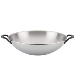 5-Ply Clad Stainless Steel Wok, 15in  |  Pots and Pans Pots & Pans Pots & Pans