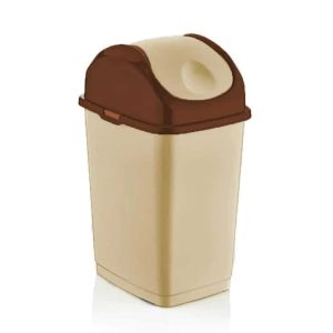 5 qt Slim Swing Trash Can  |  Kitchen Trash Cans Kitchen Storage Black, Brown, Grey, Off-White, White