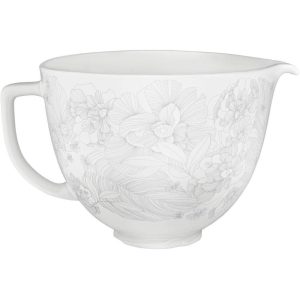 5 Quart Whispering Floral Ceramic Bowl  |  Mixers Kitchen Appliances Mixers