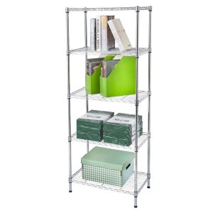 5-Tier Kitchen Metal Organizer Wire Storage Shelving Rack  |  Pantry Organizer Kitchen Storage Pantry Organizer