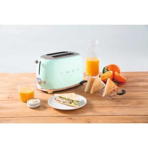 50’s Retro Style Aesthetic 2 Slice Toaster Pastel Green  |  Toasters Kitchen Appliances Green